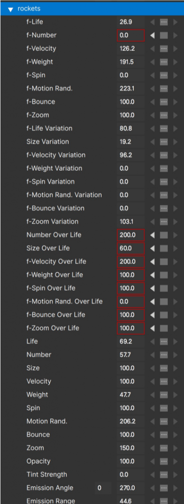 Controls View Super Emitters