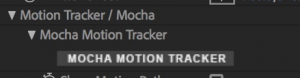 Mocha Motion Tracker