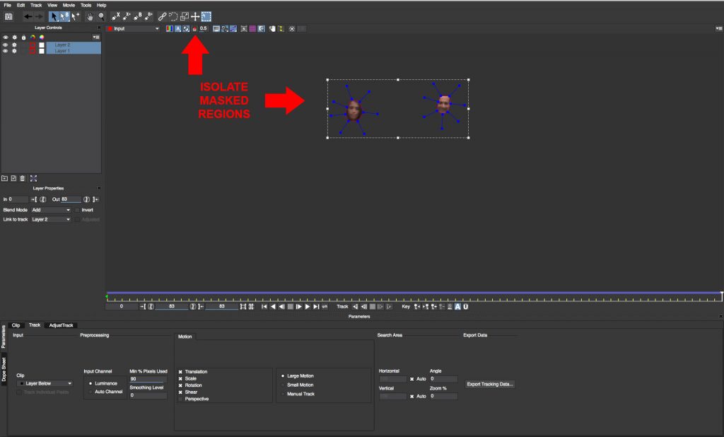 how to use keyframes in boris graffiti mask