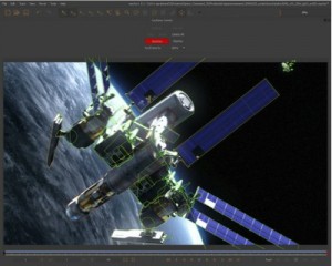 Complex roto on a satellite