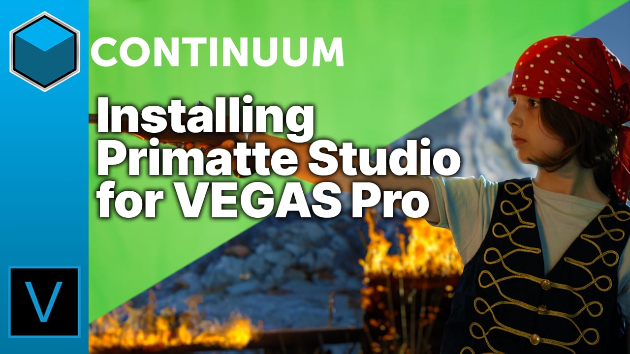 Installing Boris FX Primatte Studio for VEGAS