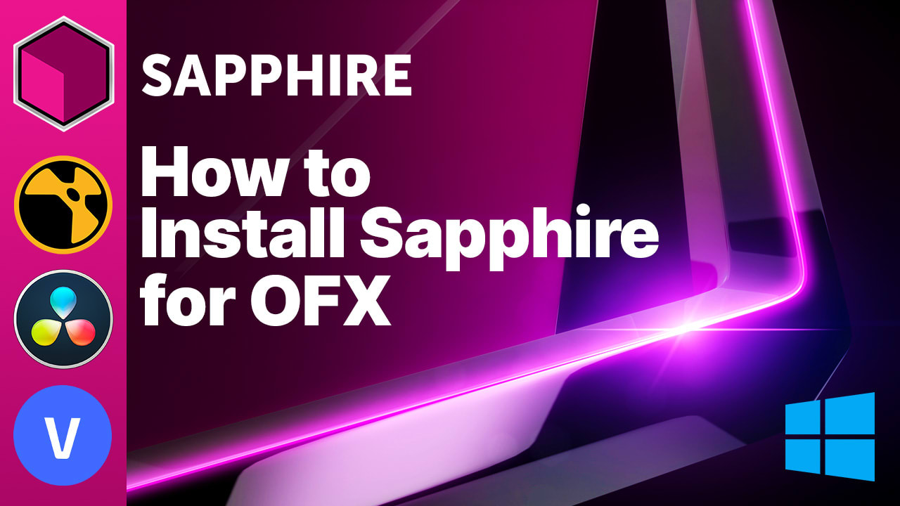 How to Install Sapphire for OFX on Windows