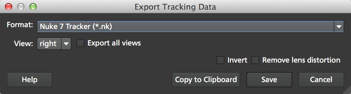 4.0.0 Export Tracking Data