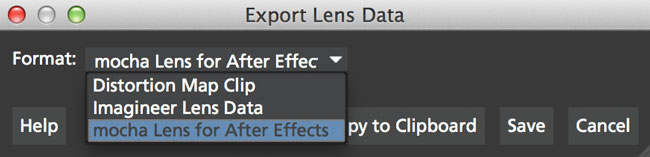 lens exportlensdata ae