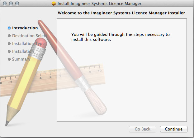 Mac OSX License Manager Install