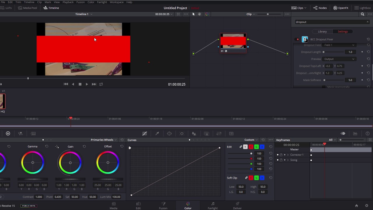 Fix Dropout Fast: Continuum for OFX (Resolve)