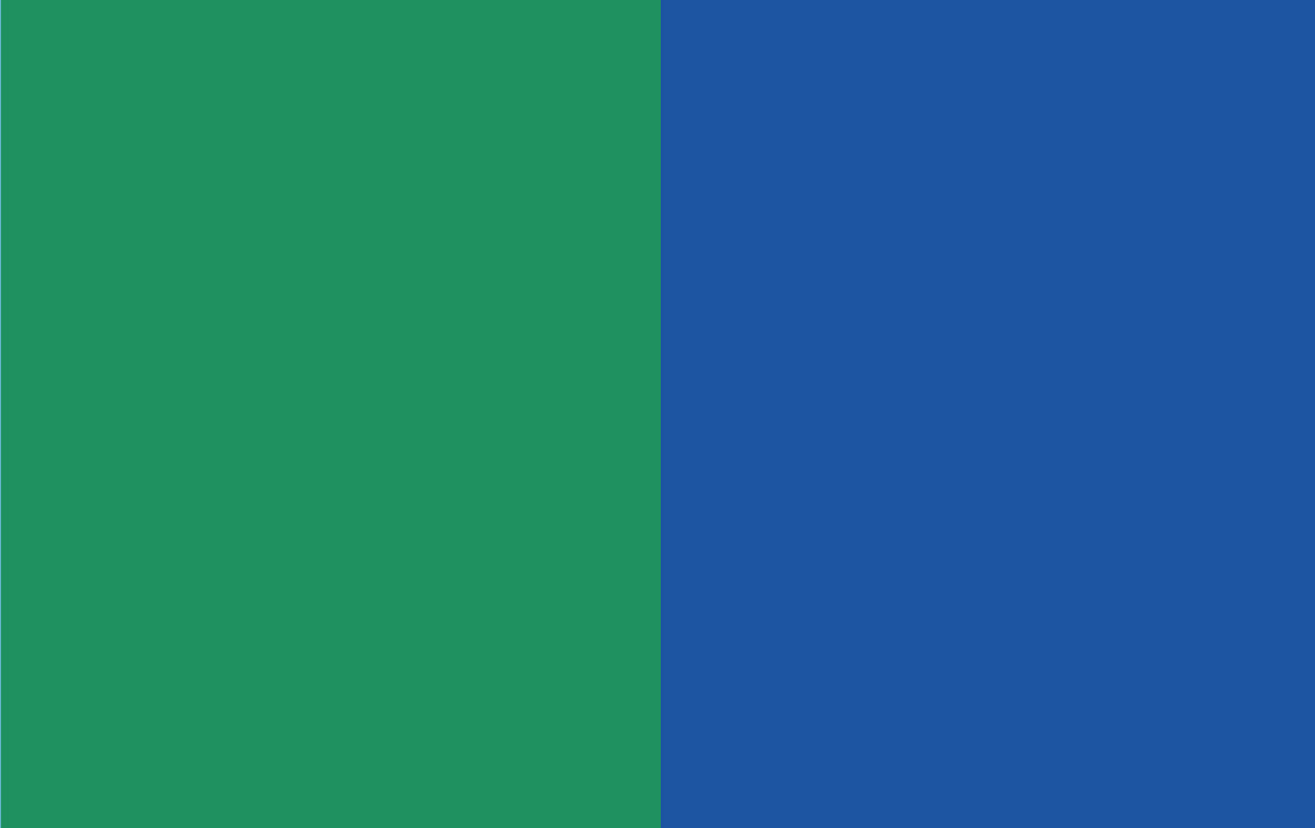 Blue versus green