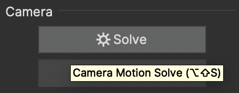camerasolve solve button
