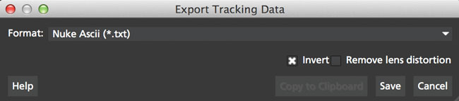EXPORT nuke ascii