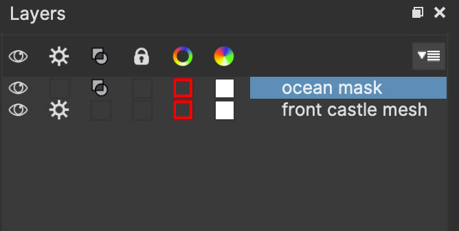 camerasolve layers