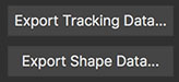 export tracking data trackmodule