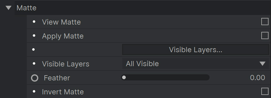 mocha pro plugin matte section