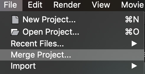 MENU MergeProject 001