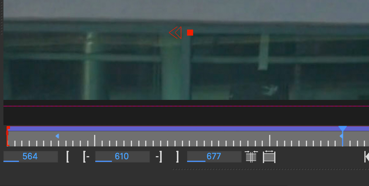 adjusttrack transform example keyframerange