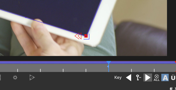 adjusttrack transform keyframe