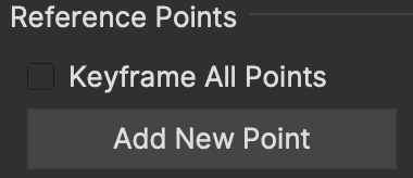 adjusttrack transform keyframeall off