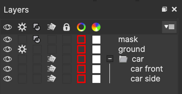 camerasolve layers