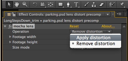 lens applydistortionplugin ae