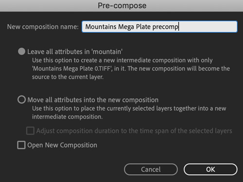 megaplates ae precomp