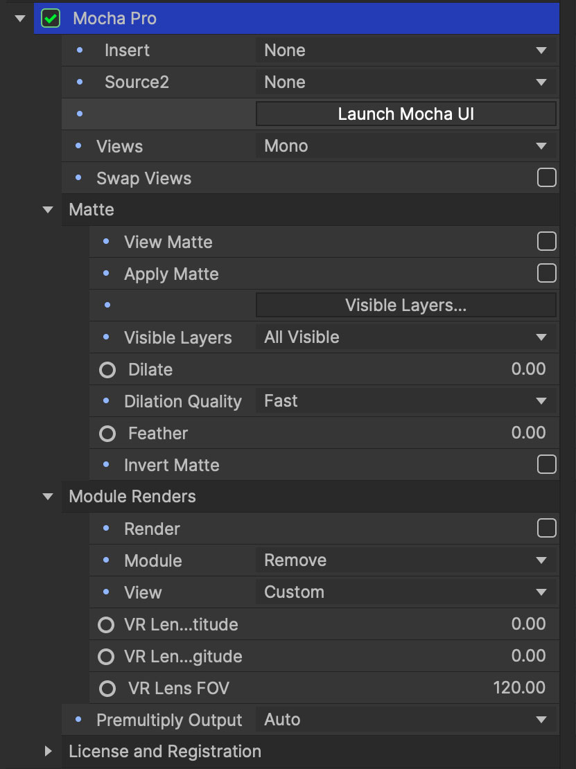 mocha hitfilm plugin full interface