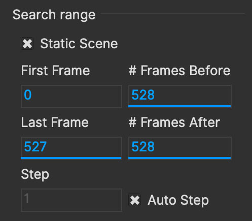 search range