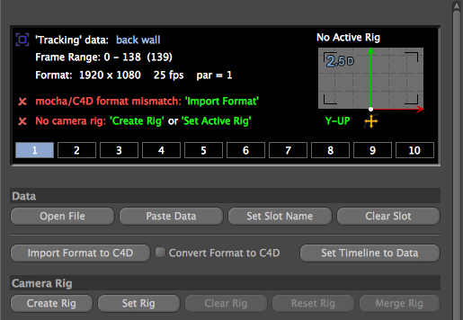 4.1.3 Imported MochaBlend Track Data