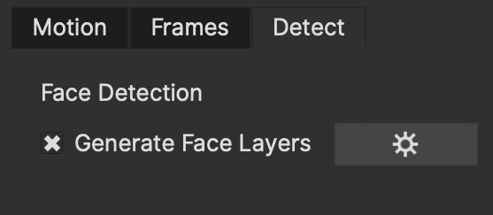 face detection parameters