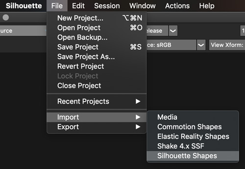 5.0.0 export silhouette shape data workflow