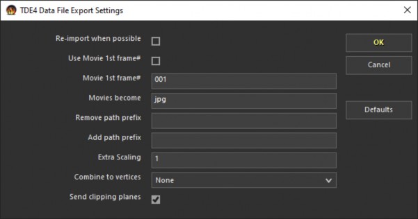 exporter control panel screen capture