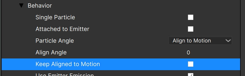 Align to Motion