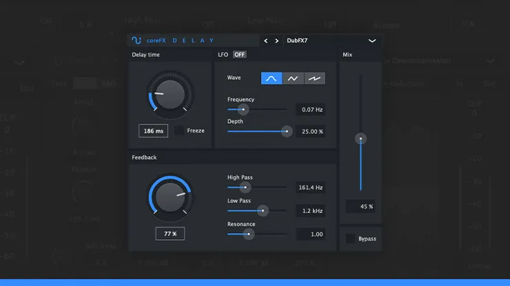 coreFX Delay