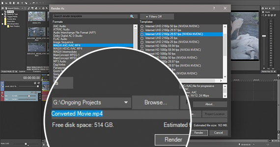 Step 4: Render Video