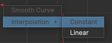 curve editor interpolation