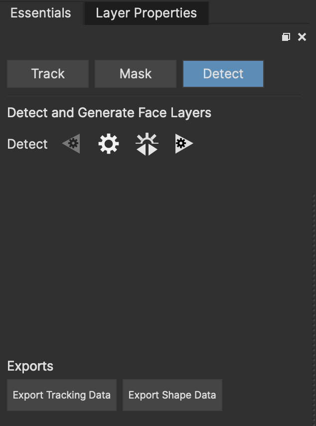 mocha detect essentials panel