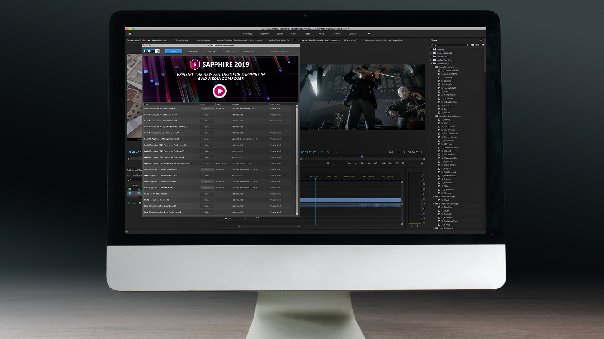 Adobe premiere project manager error 39 Backstage