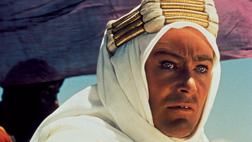 Peter O’Toole in Lawrence of Arabia (1962)